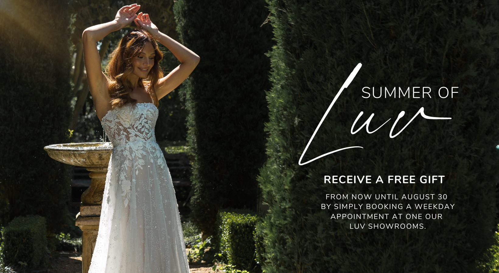 Luv Bridal Summer of Love Sale