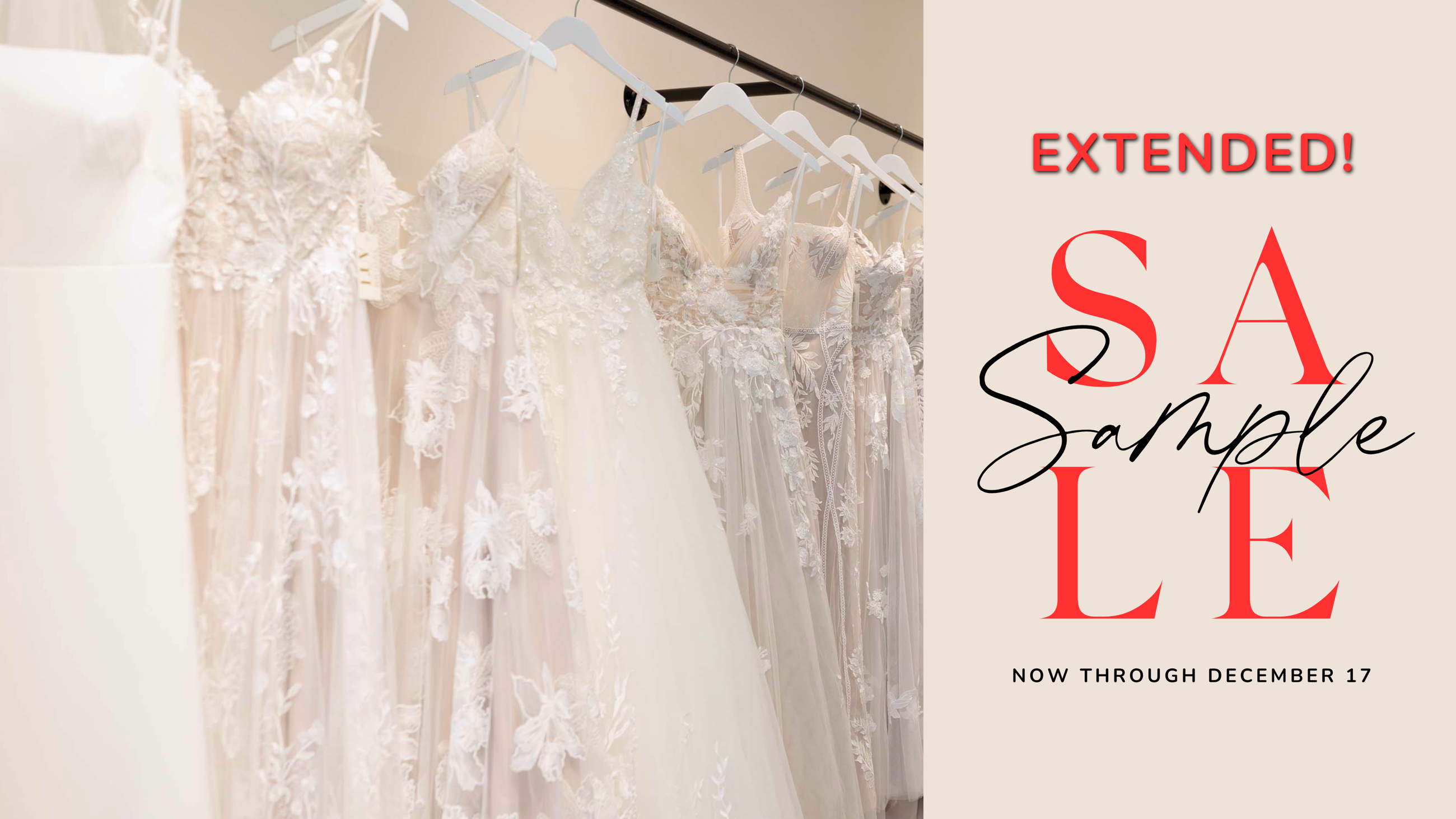 Luv Bridal Sample Sale
